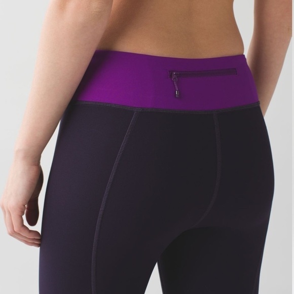 Lululemon Tight Stuff Tight * Reflective Black Grape / Tender Violet - Picture 3 of 14